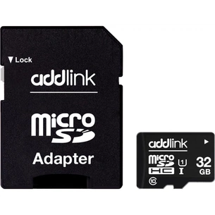 Карта пам'яті AddLink 32GB microSDHC class 10 UHS-I U1 (ad32GBMSH310A) зображення 1