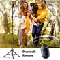 Штатив Ugreen LP680 Selfie Stick Tripod with Bluetooth Remote Black (15609) - зменшене зображення 6