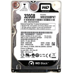 Жорсткий диск для ноутбука 2.5" 320GB WD (# WD3200BPKT-FR #) зображення 1