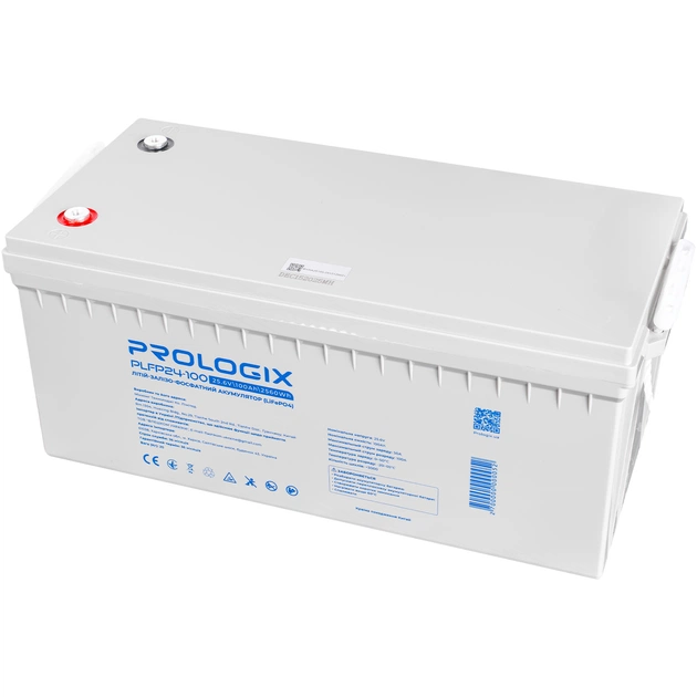 Акумуляторна батарея Prologix 25.6V 100AH 2560Wh (PLFP24-100) LiFePO4 - зображення 3