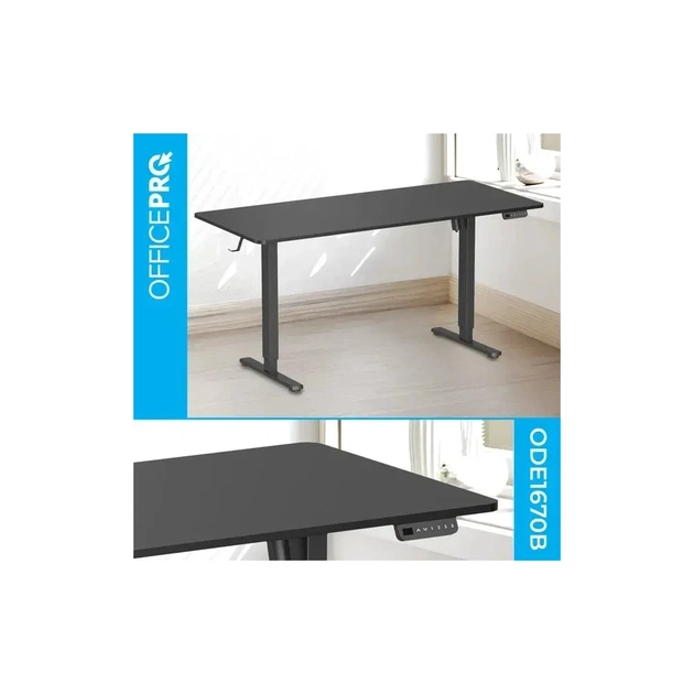 Комп'ютерний стіл OfficePro ODE1670B Black (ODE1670B) - picture 3