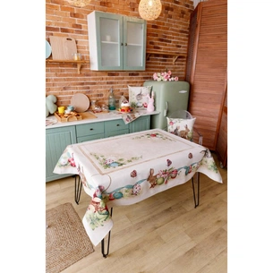 Скатертина Прованс гобеленова Великодня Веснянка 135х300 см (034125) зображення 1