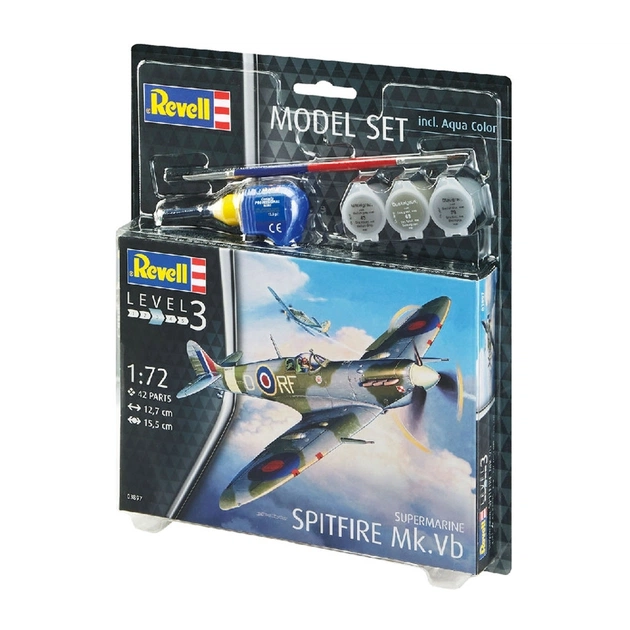 Збірна модель Revell Винищувач Spitfire MK.Vb 1:72 (4009803638973) - зображення 1