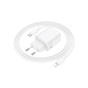 Зарядний пристрій BOROFONE BN28 Fuente USB-C PD30W + cable USB-C to Lightning White (6941991120305) - зменшене зображення 5