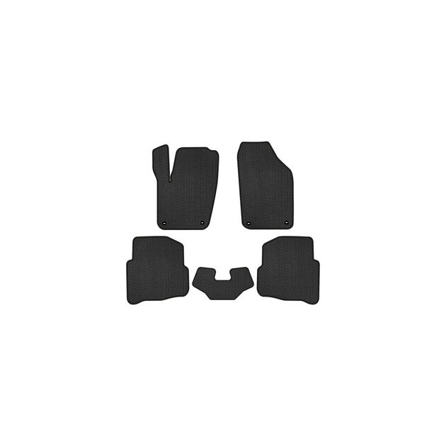 Килимок в салон EVAtech Volkswagen Polo (IV) 3-doors 2001-2009 4 поко (VW12025CVB5TL4RBB) - зображення 1