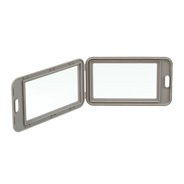 Бейдж Buromax вертикальний, 69 х 111мм, PP+PVC, сірий (BM.5414-09) - зображення 2