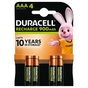 Акумулятор Duracell AAA HR03 900mAh * 4 (5005015) - зменшене зображення 2