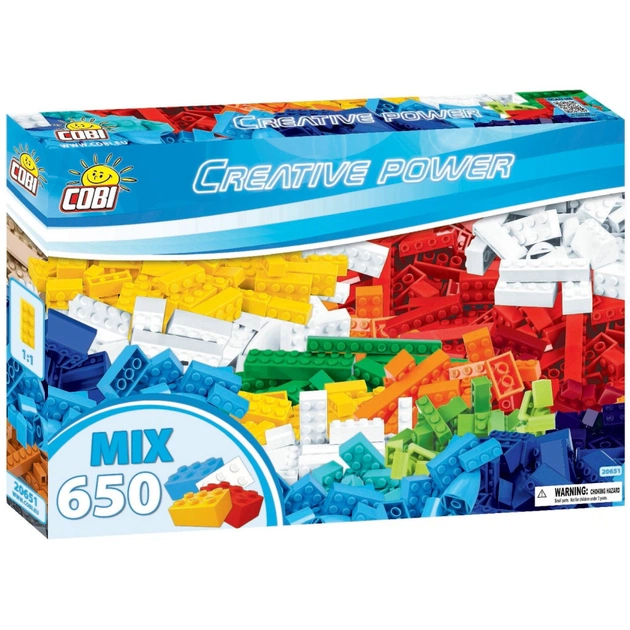 Конструктор Cobi Набір кубиків Creative Power 650 деталей (5902251206512) - изображение 1
