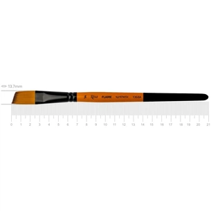 Пензлик для малювання Rosa Синтетика кутова, FLAME 1368А, №14 (4823098534563) изображение 1