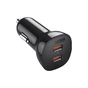 Зарядний пристрій Choetech 2xUSB 40W (2xUSB-C) PD3.0 20W (TC0008-V2-BK) - зменшене зображення 2