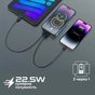 Універсальна мобільна батарея Promate TransPack-5 5000mAh 22.5W Black - уменьшенное изображение 3
