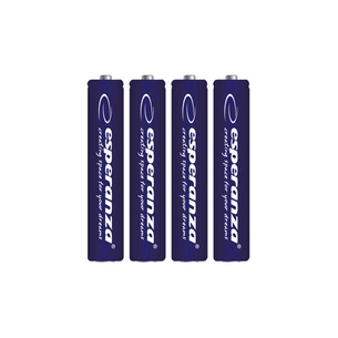 Батарейка Esperanza AAA LR03 Alkaline * 4 (EZB102) зображення 1