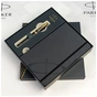 Ручка пір'яна Parker URBAN 17 Muted Black GT  FP F + блокнот Parker + подар.упаковка GIFT24 (30 011b24) - зменшене зображення 6