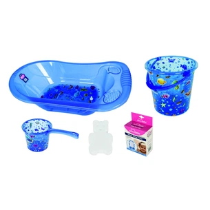 Ванночка Sevi Bebe Набір для купання з малюнком Блакитний (8692241137014) зображення 1