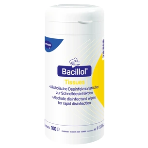 Вологі серветки Bode Bacillol Tissues на спиртовій основі 100 шт. (4031678039814) зображення 1