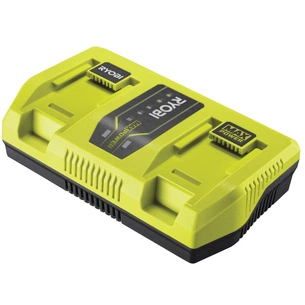 Зарядний пристрій для акумуляторів інструменту Ryobi RY36C2PA, 36В MAX POWER, двопортовий 6А, швидкозарядний (5133005741) зображення 1