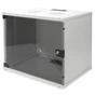 Шафа настінна Digitus 9U 19" 540x400, скляні дверцята, 60kg max (DN-1909-U-S-1) - зменшене зображення 1