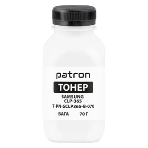 Тонер SAMSUNG CLP-365 BLACK 70г Patron (PN-SCLP365-B-070) зображення 1