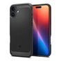 Чохол до мобільного телефона Spigen iPhone 16 Rugged Armor MagFit Matte Black (ACS08214) - зменшене зображення 3