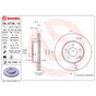 Гальмівний диск Brembo 09.A736.11 - зменшене зображення 1
