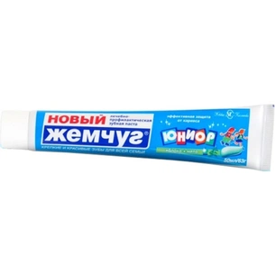 Дитяча зубна паста Новый Жемчуг Юниор Яблоко и мята 50 мл (4600697171081) зображення 1