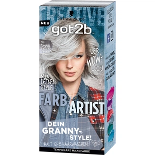Фарба для волосся Got2b Farb Artist 098 - Срібний Металік (4015100199505) зображення 1