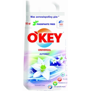 Пральний порошок O'KEY Universal 10 кг (4820049381726) зображення 1