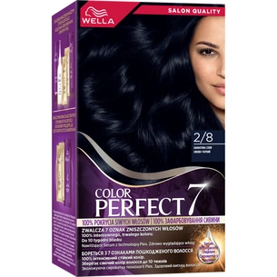 Фарба для волосся Wella Color Perfect 2/8 Синяво-чорний (4064666598260) зображення 1