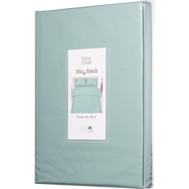 Простирадло Ardesto Mix&Match сатин 180х240 см шавлія (ART1824FSG) - picture 5
