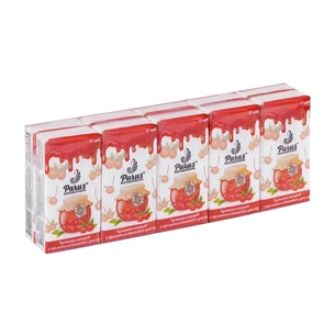 Серветки косметичні Parus Вишня 2 шари 10 шт. х 10 пачок (4820205440151) зображення 1