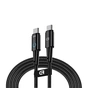 Дата кабель USB-C to USB-C 1.2m 60W black Armorstandart (ARM75869) - зменшене зображення 1