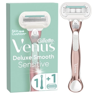 Бритва Gillette Venus Extra Smooth Sensitive RoseGold з 1 змінним картриджем (7702018517886) изображение 1
