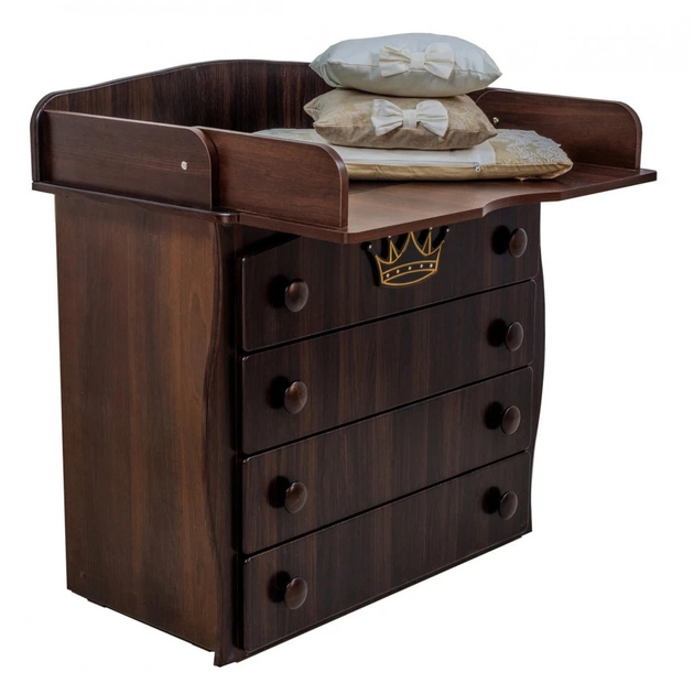 Комод-пеленатор Angelo Корона (горіх) 90х51х90 (19008) - picture 6