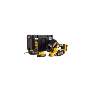 Електрорубанок DeWALT 18 В XR Li-lon, ширина 82 мм, 2*5Ah, кейс (DCP580P2) изображение 1
