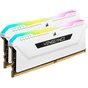 Модуль пам'яті для комп'ютера DDR4 16GB (2x8GB) 3600 MHz Dominator Platinum RGB White Corsair (CMT16GX4M2C3600C18W) - зменшене зображення 3