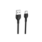 Дата кабель USB 2.0 AM to USB-C 1.0m 2.1A black XO (XO-NB200-TC-1-BK) - зменшене зображення 1