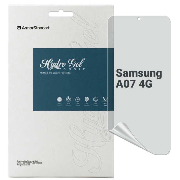 Пленка защитная Armorstandart hydrogel Matte Samsung A07 4G (ARM86497) - изображение 1