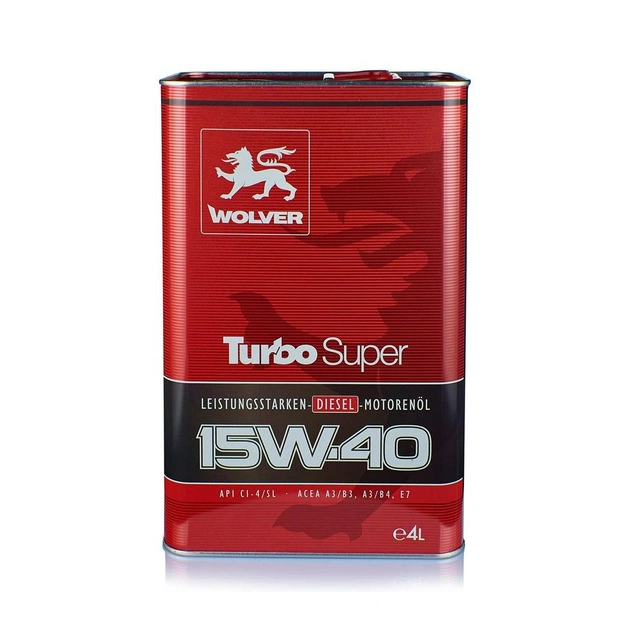 Моторна олива Wolver Turbo Super 15W-40 4л (4260360941238) - изображение 1