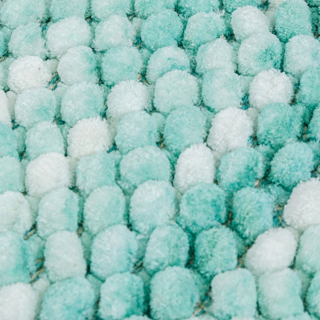 Килимок для ванної Home Line Shady біло-бірюзовий 60х90 см (166436) - picture 2