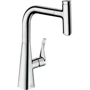 Змішувач Hansgrohe Metris Select, вилив 222мм хром (14857000) зображення 1