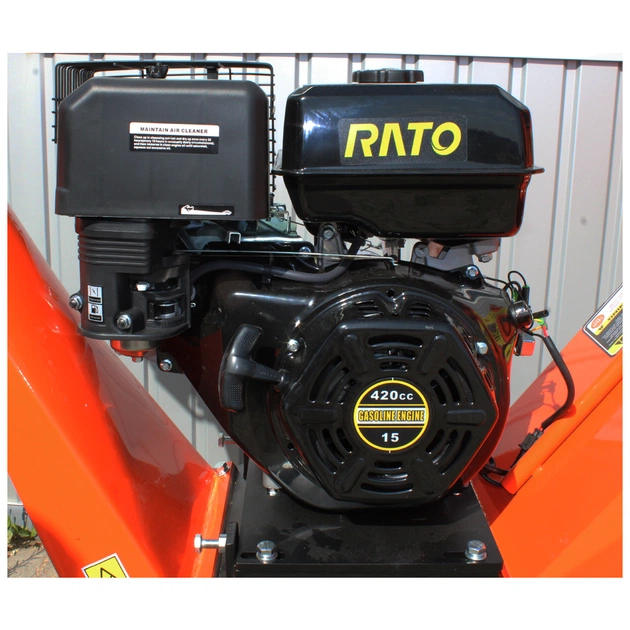 Садовий подрібнювач GTM бензиновий GS15002 15к.с., діам.гілок до 12см, барабан (GS15002) - picture 5