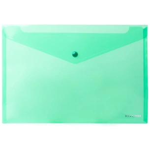 Папка - конверт Economix А4 180 мкм фактура "глянець", зелена (E31301-04) зображення 1