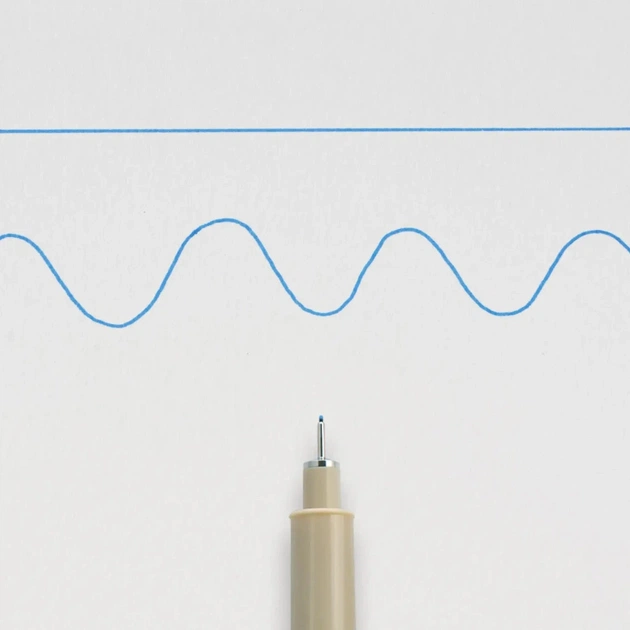 Лайнер Sakura Pigma Micron (0.1) 0,25 мм Синій (084511306356) - picture 4