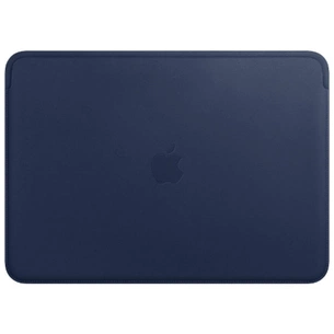 Чохол до ноутбука Apple 13" MacBook Pro, Leather Sleeve, Midnight Blue (MRQL2ZM/A) зображення 1