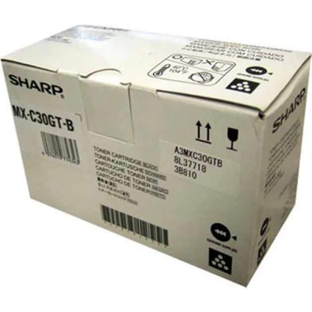 Картридж Sharp MXC30GTB black (6K) для MXC25 0/300 (MXC30GTB) - изображение 1