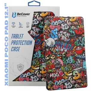 Чохол до планшета BeCover Smart Case Xiaomi Poco Pad 12.1" Graffiti (711569) зображення 1