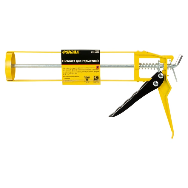 Пістолет для герметика Sigma 225мм скелет (2723021) - picture 4