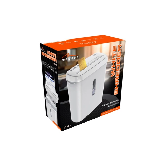 Знищувач документів Media-Tech WHITE SHREDDER (MT223) (884007) - picture 7