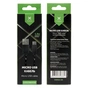 Дата кабель USB 2.0 AM to Micro 5P 2color nylon 1m black Vinga (VCPDCMBN31BK) - зменшене зображення 4