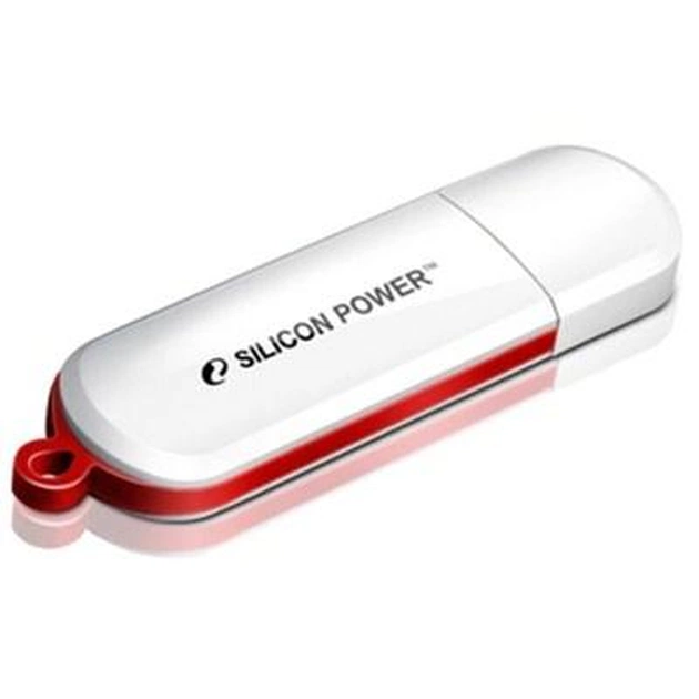 USB флеш накопичувач Silicon Power 4Gb LuxMini 320 (SP004GBUF2320V1W) - изображение 1